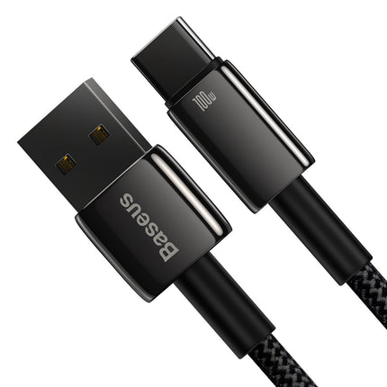 BASEUS Tungsten Gold cable USB-USB-C 480Mb-s 100W 1m black – image 4