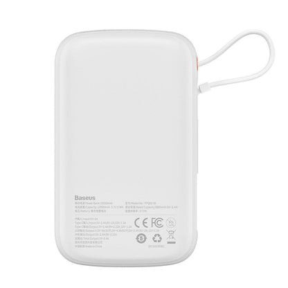 BASEUS Powerbank with fast charging 10000mAh 20W QC-PD-SCP-FCP cable Iphone Lightning white – image 3