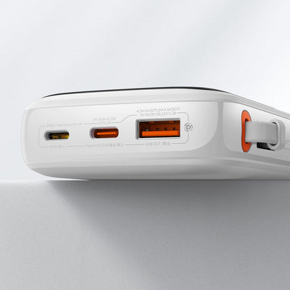 BASEUS Powerbank with high-speed charging 10000mAh 22.5W QC-PD-SCP-FCP USB-C cable white – image 10