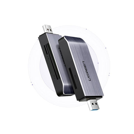 UGREEN SD/Micro SD/CF/MS memory card reader USB 3.0 plugin - grey – image 8
