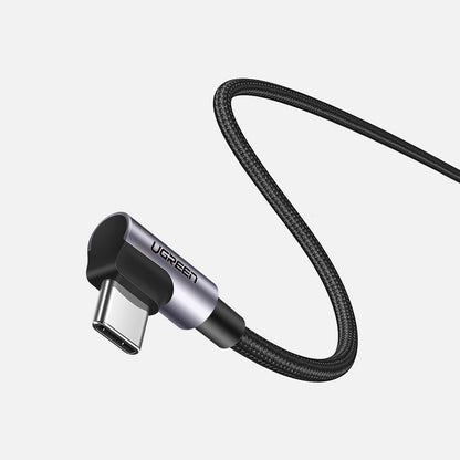 UGREEN Angular cable with USB-C side plug on USB-C Quick Charge 1m - grey – image 9