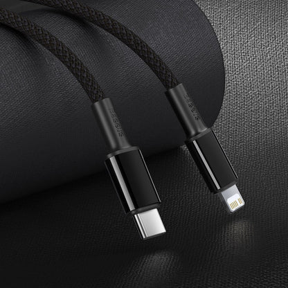 BASEUS Cable for iPhone USB-C - Lightning fast charging 20W 1m - black – image 10