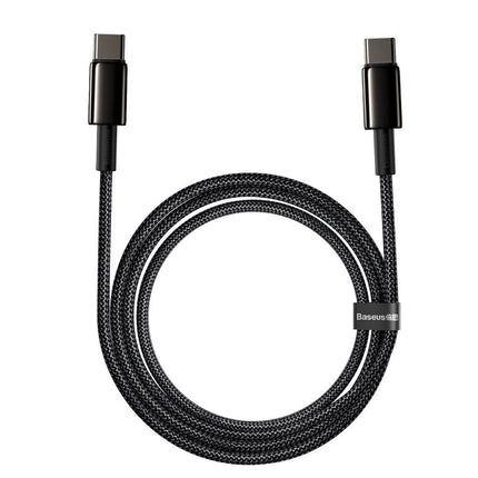 BASEUS USB-C - USB-C fast charging cable 100W 2m - all black – image 2