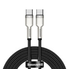 BASEUS USB-C cable - USB-C Caful Metal Data Power Delivery 100W 2m - black