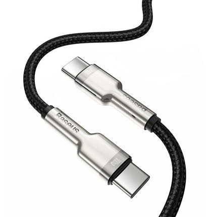 BASEUS USB-C cable - USB-C Caful Metal Data Power Delivery 100W 2m - black – image 3