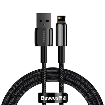 BASEUS Wire cable in the fly to iPhone USB - Lightning 1m - all black