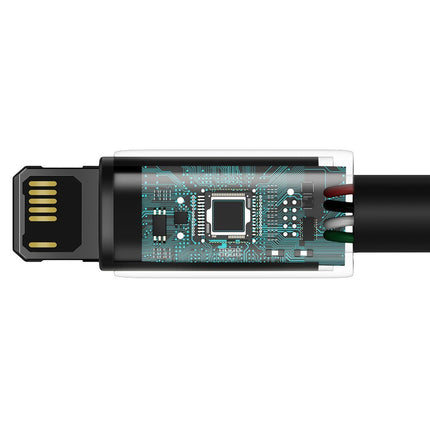 BASEUS Wire cable in the fly to iPhone USB - Lightning 1m - all black – image 9
