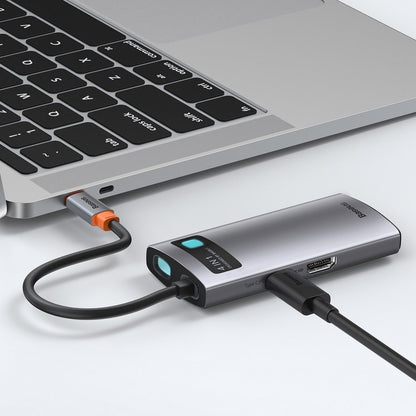 BASEUS 4w1 Multifunctional HUB Metal Gleam USB-C for USB-C Power Delivery HDMI USB 3.2 USB 2.0 – image 11