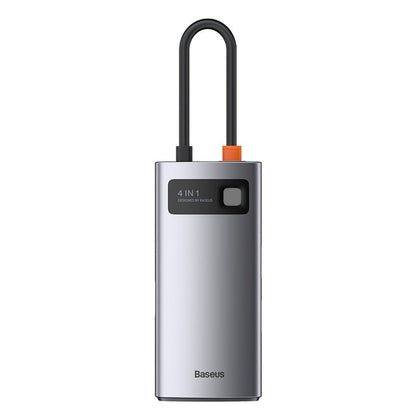 BASEUS 4w1 Multifunctional HUB Metal Gleam USB-C for USB-C Power Delivery HDMI USB 3.2 USB 2.0 – image 2