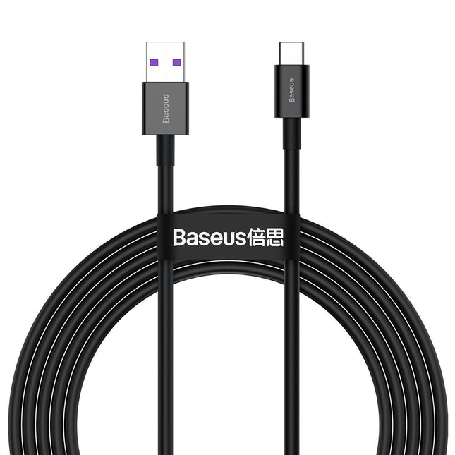 BASEUS Cable Superior cable to Huawei USB - USB-C 11V / 6A SuperCharge 2m - black