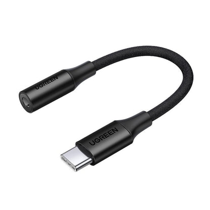 UGREEN USB-C headphone adapter for 3.5mm Mini Jack 10cm - black