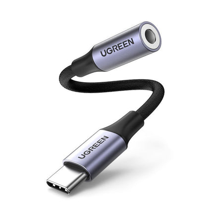 UGREEN USB-C headphone adapter for 3.5mm Mini Jack 10cm - black – image 2