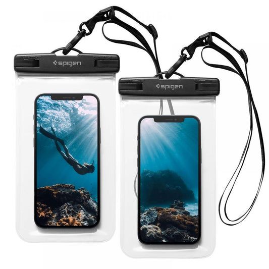 SPIGEN Waterproof up to 25m protective case, cover for phone up to 8'' - SET of 2