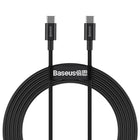 BASEUS Cable USB-C Superior cable - USB-C fast charging 100W 5A 2m - black