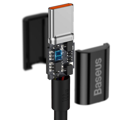 BASEUS Cable USB-C Superior cable - USB-C fast charging 100W 5A 2m - black – image 8