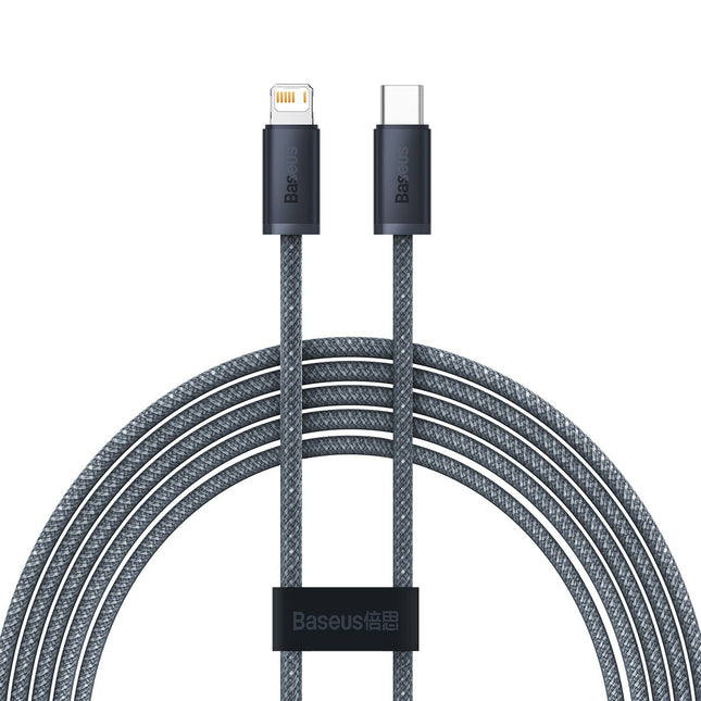 BASEUS Cable for iPhone USB-C - Lightning Power Delivery 20W 2m - grey