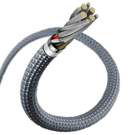 BASEUS Cable for iPhone USB-C - Lightning Power Delivery 20W 2m - grey – image 3