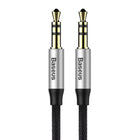 BASEUS Yiven M30 audio cable stereo cable 3.5mm Mini Jack 1.5m - silver and black