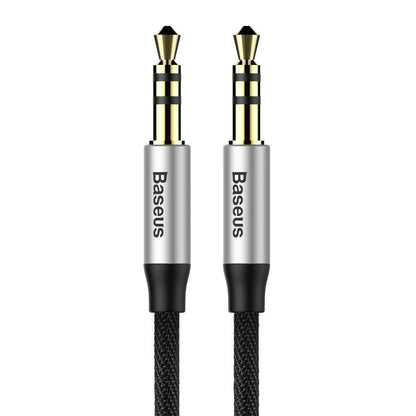 BASEUS Yiven M30 audio cable stereo cable 3.5mm Mini Jack 1.5m - silver and black