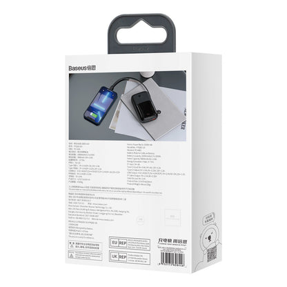 BASEUS Powerbank 10000mAh USB USB-C iPhone Lightning + USB-C cable - black – image 6