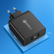 Power Supply Enclosures – 2x USB-A 36W QC3.0 phone charger - Carlat