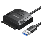 UGREEN Cable HDD and SSD adapter SATA 2.5' / 3.5' USB 3.0 to 4TB - black