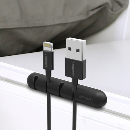 UGREEN Organizer handle for 4 cables self-adhesive cables - black – image 2
