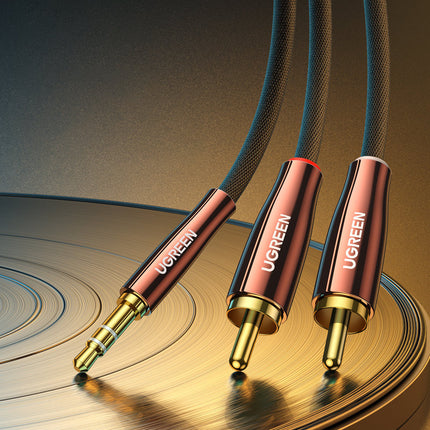 UGREEN Audio copper cable 3.5mm mini jack - 2x RCA 2m – image 2