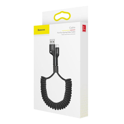 BASEUS Cable for Iphone spring USB - Lightning Fish Eye 1m black – image 6