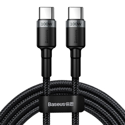 BASEUS Cafule Nylon cable USB-C Power Delivery 2.0 100W 20V 5A 2m grey