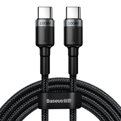 BASEUS Cafule Nylon cable USB-C Power Delivery 2.0 100W 20V 5A 2m grey