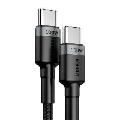 BASEUS Cafule Nylon cable USB-C Power Delivery 2.0 100W 20V 5A 2m grey – image 4