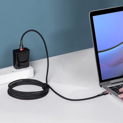 BASEUS Cafule Nylon cable USB-C Power Delivery 2.0 100W 20V 5A 2m grey – image 8