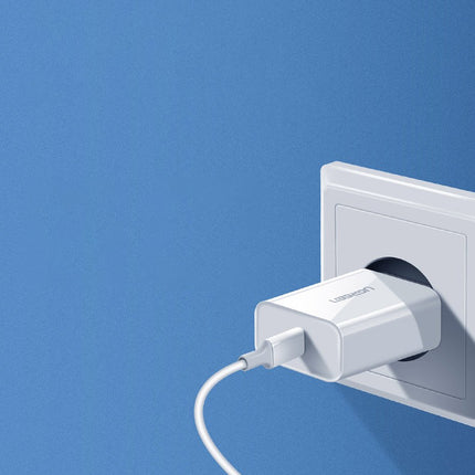UGREEN USB Power Delivery 3.0 Quick Charge 4.0+ 20W 3A white network charger – image 10