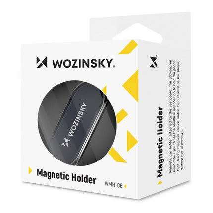 WOZINSKY Self-adhesive magnetic rotary motor handle 360 for silver dashboard – image 9