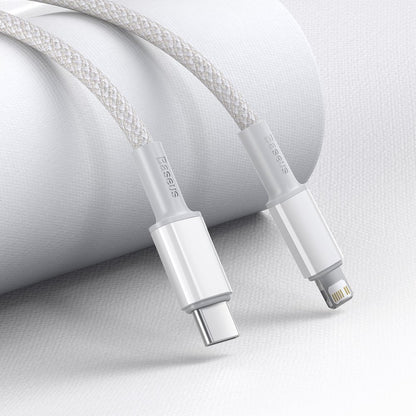 BASEUS Fast charging cable for iPhone USB-C - Lightning Power Delivery 20W 1m white – image 10