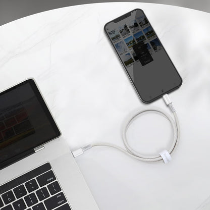 BASEUS Fast charging cable for iPhone USB-C - Lightning Power Delivery 20W 1m white – image 9