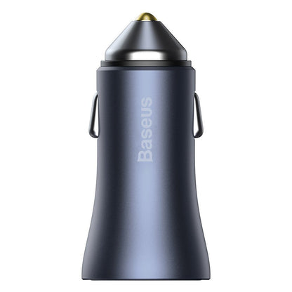 BASEUS USB-C car charger + USB 40W Golden Connector Pro gray – image 2