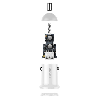 BASEUS Car Charger for lighter socket Grain Pro 2x USB 4.8A white – image 7