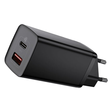 BASEUS Fast GaN2 Pro USB USB-C QC PD 65W black power charger