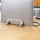 UGREEN Vertical stand for MacBook laptop tablet aluminum silver