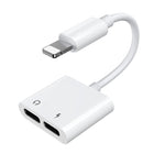 JOYROOM Adapter headphone adapter iPhone Lightning - 2x Lightning white