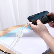 Power Connector Adapters – iPhone Lightning headphone splitter adapter - Carlat