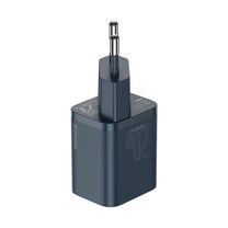 Super Si 1C fast USB-C 20W PD charger + cable for iPhone Lightning 1m blue - Carlat
