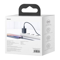 Super Si 1C fast USB-C 20W PD charger + cable for iPhone Lightning 1m blue - Carlat