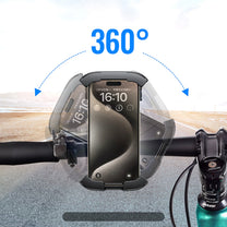 Phone holder for bike motorcycle wheel universal black - Carlat