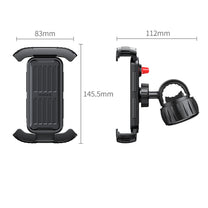 Phone holder for bike motorcycle wheel universal black - Carlat