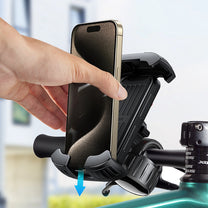 Phone holder for bike motorcycle wheel universal black - Carlat