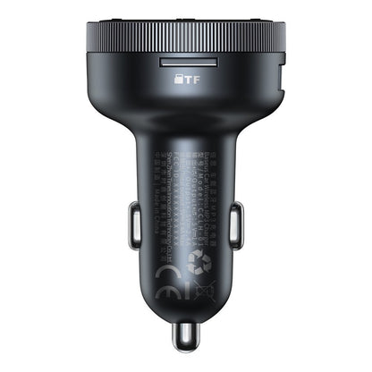BASEUS FM transmitter MP3 car charger LED 2x USB Bluetooth black – image 4