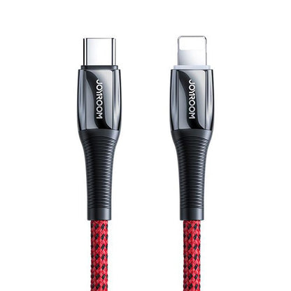 JOYROOM Cable for iPhone USB-C - Lightning Power Delivery 20W 2.4A 1.2m red